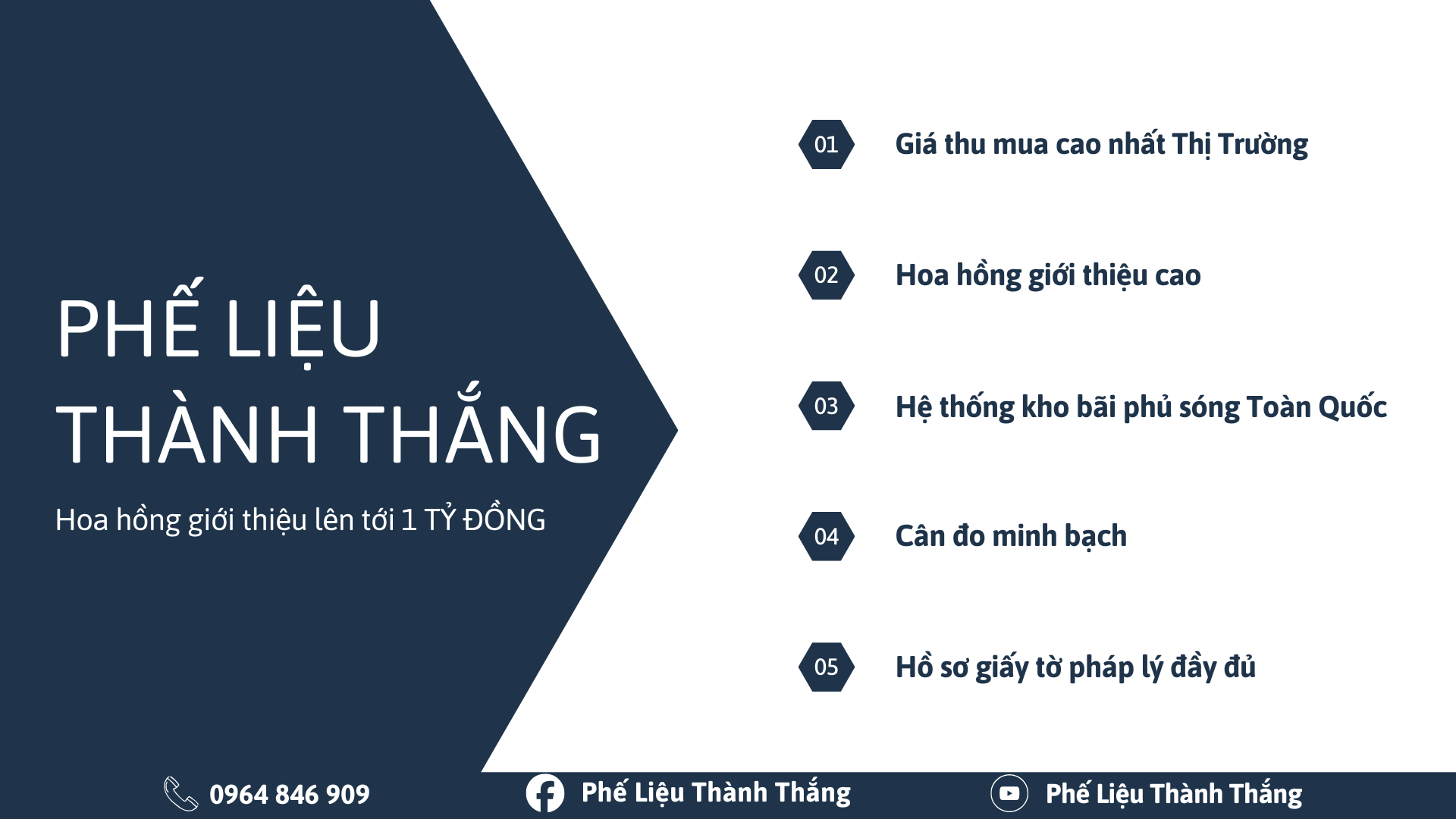tại sao chọn phế liệu thành thắng
