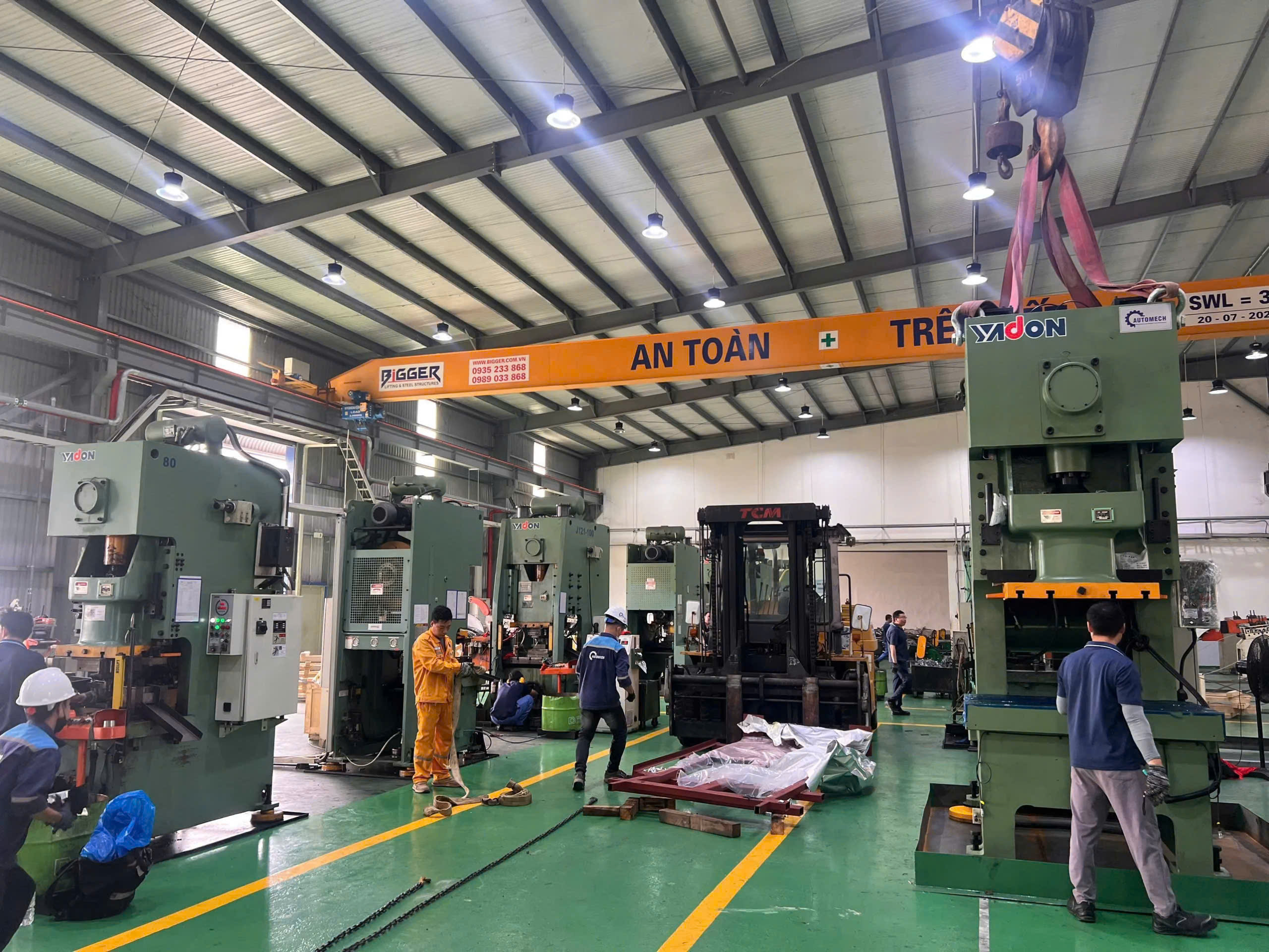 Thu mua máy dập cũ